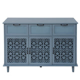 3 Door 3 Drawer Cabinet, American Furniture, Suitable for Bedroom, Living Room, Study W688124215
