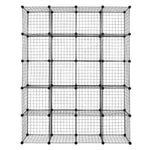 ZUN 20-Cube Organizer Cube Storage Storage Shelves Wire Cube Storage Origami Shelves Metal Grid 30244313