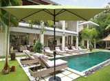 6 x 9ft Patio Umbrella Outdoor Waterproof Umbrella with Crank and Push Button Tilt without flap for 77971072