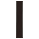 Cappuccino 10-Shelf Open Back Bookcase B062P153823