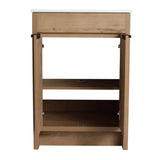 24" Freestanding Bathroom Vanity 2 Soft-Close Cabinet Doors ,Only Vanity without Top W999113508