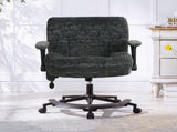 Chenille Criss Cross Office Chair with Air Lumbar Support, Flip-up Adjustable Arms, Built-in 06096537