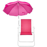 Folding Beach Chair with Umbrella Adults, Lightweight Porable Camping Chair with 265lbs Capacity 73014035
