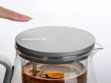 Heat-resistant glass teapot, magnetic switch, Gunmetal Black 800mL 47773149