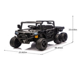 24V 440W Kids Ride On Six-wheel Electric Dump Truck W/ PC 2.4G, 4WD,Upgraded anti-collision W1578P380841
