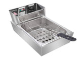 Single Tank Electric Deep Fryer, 11.4QT/10.8L Capacity, 110V 2500W Power, 60078190