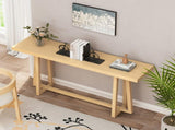 59.84'' Console Table, Stylish Rectangular Entryway Table, Outdoor Console Table for Patio, Sturdy W757P246484