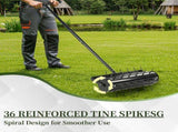 17-inch Lawn Aerator, Rolling Aerator Lawn Tool with T-shaped Handle, Heavy Duty Lawn Aerator Tool, 92045278