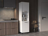 Thorndike 2-Shelf Rectangle Pantry Cabinet White B06280433