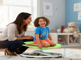 Green children's sensory rotating chair 360 &deg rotation, 220 pound capacity, planetary design, 37855844