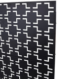 Outdoor & Indoor Privacy Metal Privacy 76" H48" W, Freestanding Decorative Privacy W465P193210