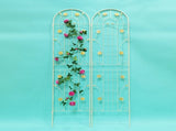 4 Pack Metal Garden Trellis 86.7" x 19.7" Rustproof Trellis for Climbing Plants Outdoor Flower W1586135968