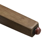 Dining Chairs Set of 2, Upholstered Kitchen Side Chairs with Beige Fabric Seating Light Brown Solid N779P236958A