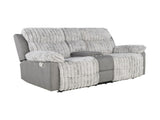 Bruni Grey Console Reclining Loveseat B201P299731