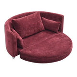 ZUN Foldable Sleeper sofa bed, Floor Chair Bed,multi-functional, circular bed, adjustable Futon W1117P174858