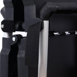 3 Layers Folding Collapsible Service Cart Pack-N-Roll Folding Collapsible Service Cart, Black, 50 W46578737