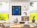 24" x 32" Jersey Frame Display Case, UV-Resistant Jersey Shadow Box with 2 Keys, Hanger, Black 22005560