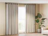 Drill-Free L-Shaped Room Divider Curtain Rod, Adjustable 28"-142"W x 4-10 ft H Heavy-Duty Partition 40379291