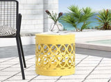 Outdoor Metal end Table -Large 73607.00YLW