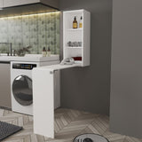 Rincon Valley Folding Table with Storage, White B128P287524