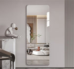 ZUN 65"x 24" inch Full Body round corner mirror for Living Room Bedroom Cloakroom Wall with W2709P179090