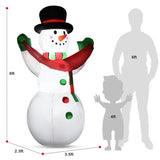 6 Feet Christmas Decoration Inflatable Christmas Snowman 41343061