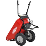 ZUN RedRock Wheelbarrow Utility Cart Electric Powered 24V DC 180W AGM Battery 330lbs Max 46785305