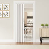 36" W Double Walled Foldable Heavy Duty Accordion Doors, White B031P295173