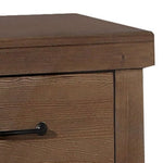 ZUN Antique Oak 2-drawer Nightstand B062P186506
