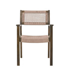 ZUN BRAIDED DINING CHAIR Light Brown N779P202840G