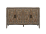 4 Door Wooden Twill Sideboard American Country Vintage Old Living Room Dining Room Hallway Entryway 34797895