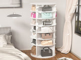 Rotating Shoe Rack Tower, 7-Tier Spinning Shoe Rack, Free Standing 360&deg Revolving Shoe Organizer, W2699P222574