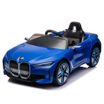 ZUN Licensed BMW I4,12v Kids ride on car 2.4G W/Parents Remote Control,electric car for kids,Three speed W1396104254