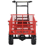 ZUN Wheelbarrow Utility Cart Electric Powered Cart 48V28Ah 500W Capacity 500lbs Material Hauler 33630130