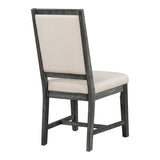TREXM Retro Style Dining Chair Set with 4 Upholstered Chairs for Dining Room and Living Room WF305981AAB