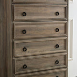 ZUN Modern 6 Drawer Dresser, Dressers for Bedroom, Tall Chest of Drawers Closet Organizers & Storage W2275P149120