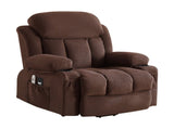 Power Lift Recliner Chair with Heat and Massage Electric Fabric Recliner Chair for Elderly with Side W1521P303243