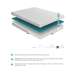 ZUN 8-inch Twin Size Bed Mattress Gel-Infused Memory Foam Mattress, Firm, White, Mattress in a Box B011P248238