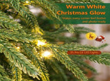 2 FT Rotating Pre-Lit Mini Christmas Tree with 8 Songs, Warm White LED Lights, PE Artificial Spruce 20392552