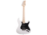 GST Stylish Electric Guitar Kit with Black Pickguard White 34506493