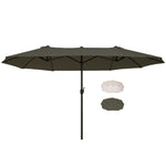 ZUN Outdoor beach umbrella/Double-Sided Market Umbrella （Prohibited by WalMart） 70999440