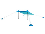 6.8 ft. x 6.7 ft. Blue Quick-Set Portable Sun Shade Beach Tent, with UPF 50 Protection 65582741