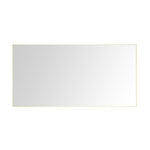 ZUN 84"W x 48"H Extra Large Rectangular Black Frame Wall Mount Bathroom Vanity Mirror, HD Wall Mirror W127294463