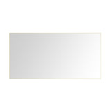 ZUN 84"W x 48"H Extra Large Rectangular Black Frame Wall Mount Bathroom Vanity Mirror, HD Wall Mirror W127294463