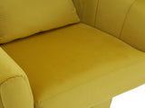 360&deg Swivel Accent Chair, Modern Velvet Fabric Living Room Armchair with Fluffy Cushions, Comfy 48567162
