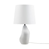 ZUN Asymmetrical Ceramic Table Lamp Grey See below B035P264543