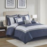 Cal King 8 Piece Embroidered Comforter Set B03594956