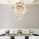 (Same as W1340P188536)Golden Luxury Crystal Chandelier Modern Chandeliers Lights Fixture Hanging W1340P189340