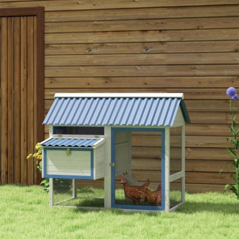 ZUN Wooden Chicken Coop 94698597