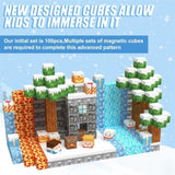 100Pcs/Set Magnetic Building Blocks Children Kids Educational Toy Gift 07743254